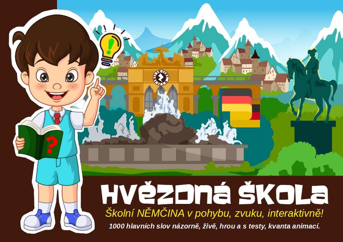 HVĚZDNÁ ŠKOLA NĚMČINA 1000 NEJPOUŽÍVANĚJŠÍCH SLOV